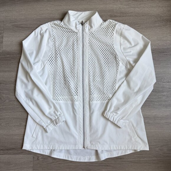 Chico's Zenergy Golf Mesh Panel Jacket - Picture 4 of 11